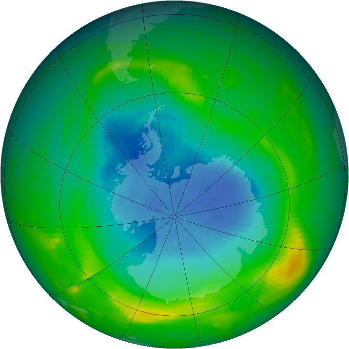 Ozone Map 1980-11-04
